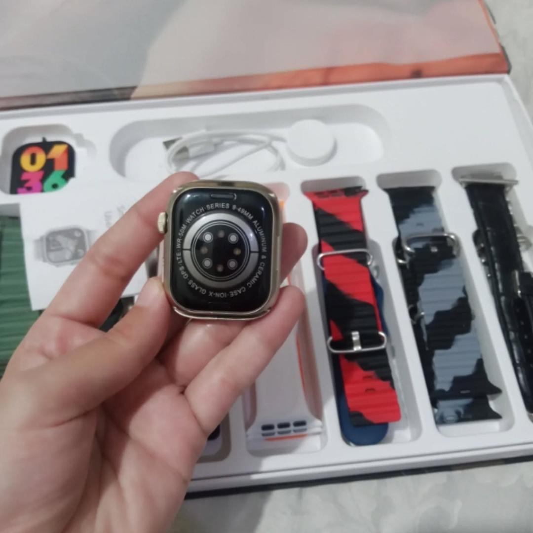 V99 MAX Smart Watch – 14+1 Strap Combo | Ultra Edition
