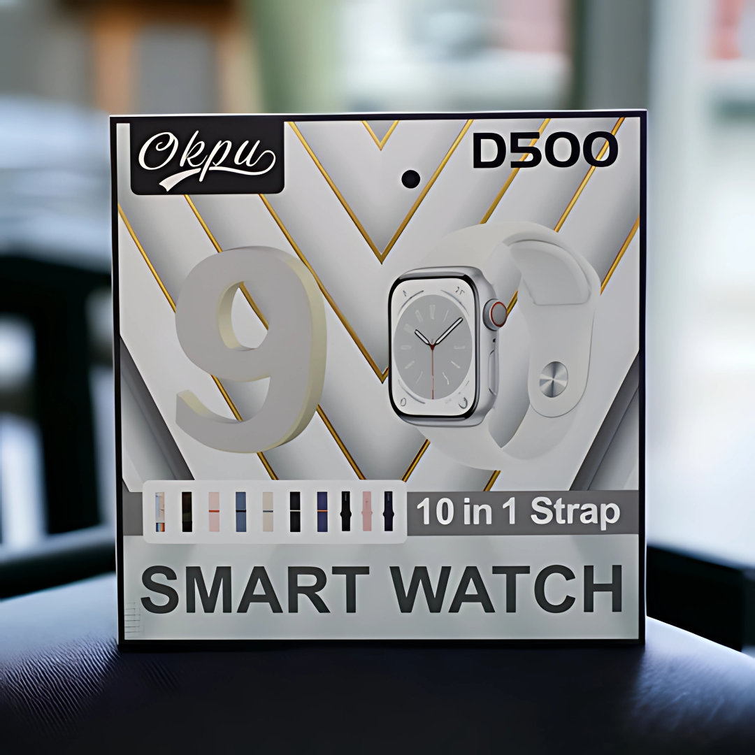 D500 Series 9 Smart Watch – 49MM | 10-in-1 Straps