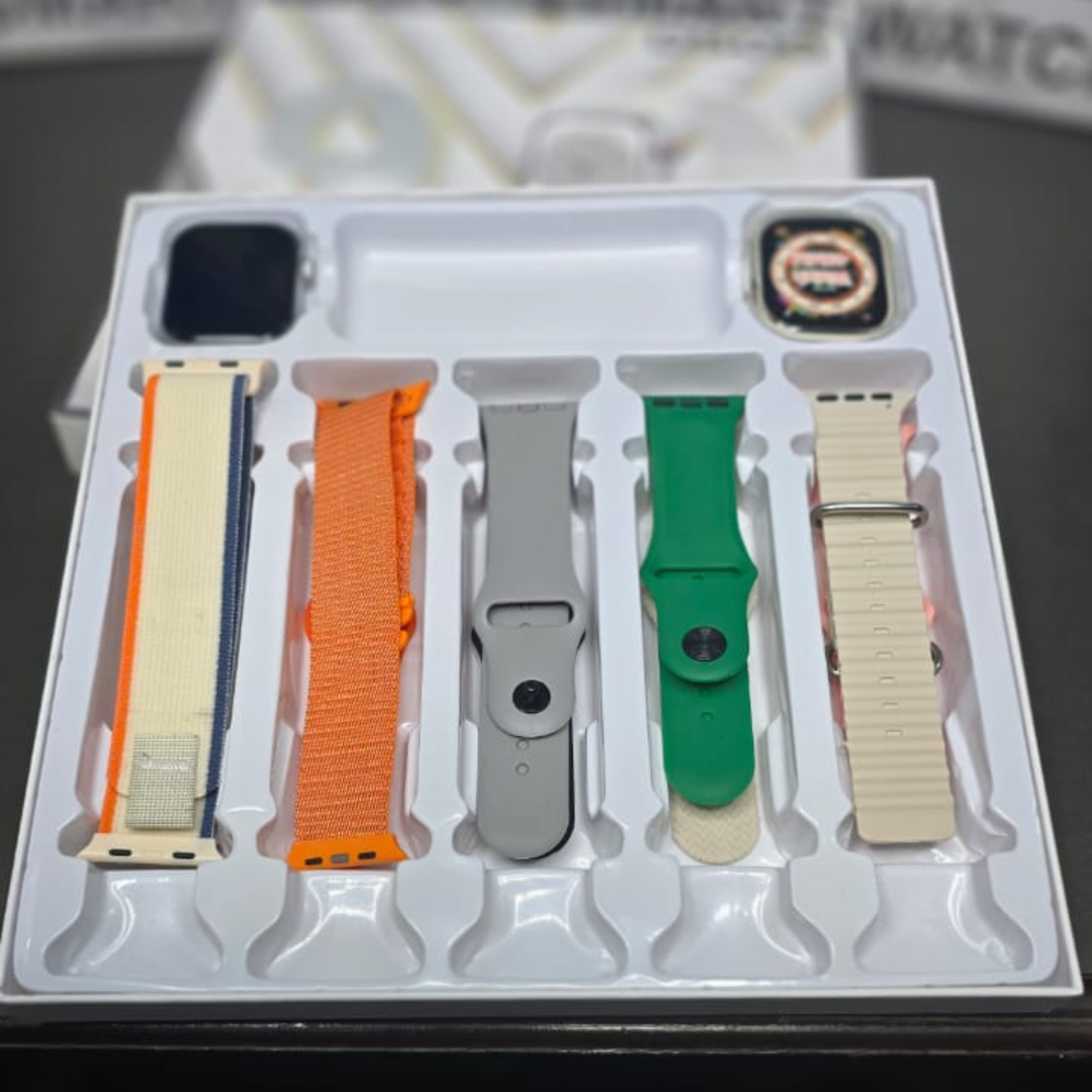 D500 Series 9 Smart Watch – 49MM | 10-in-1 Straps