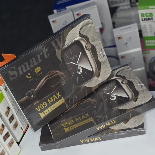 V99 MAX Smart Watch – 14+1 Strap Combo | Ultra Edition
