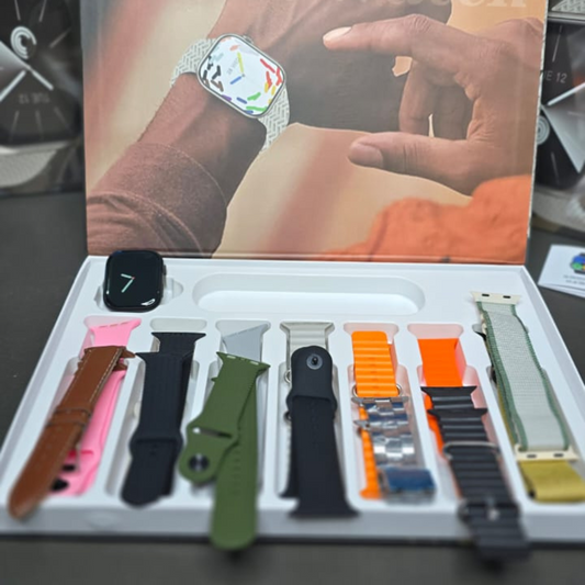V99 MAX Smart Watch – 14+1 Strap Combo | Ultra Edition